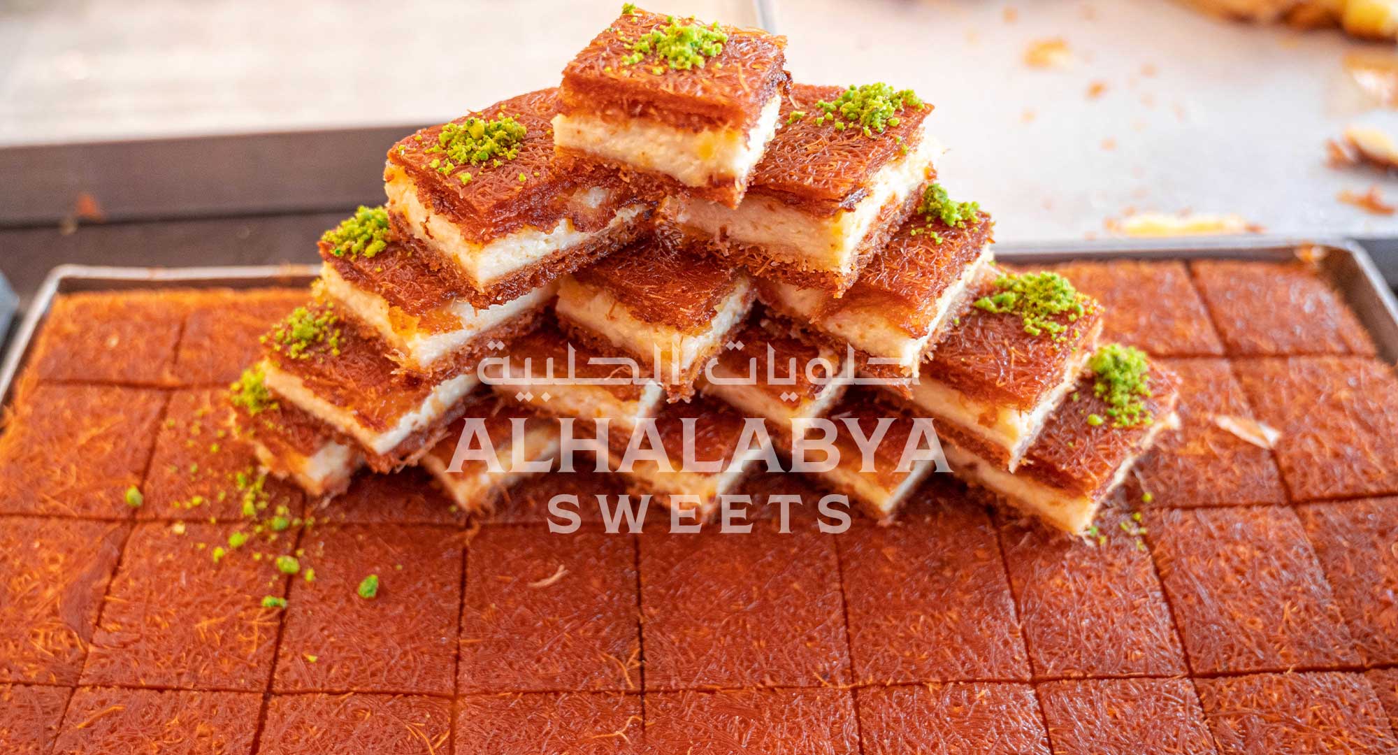 Discover the Best Arabic Kunafa Sweets in Al Barsha at Al Halabya Sweets